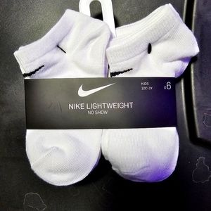Brand New Lightweight White Kids Sock 6 Pack